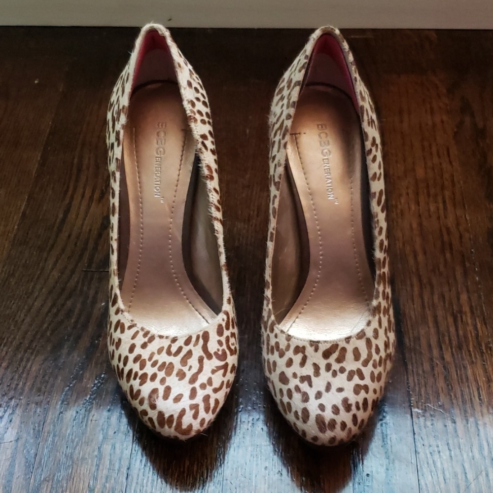 Cheetah print heels